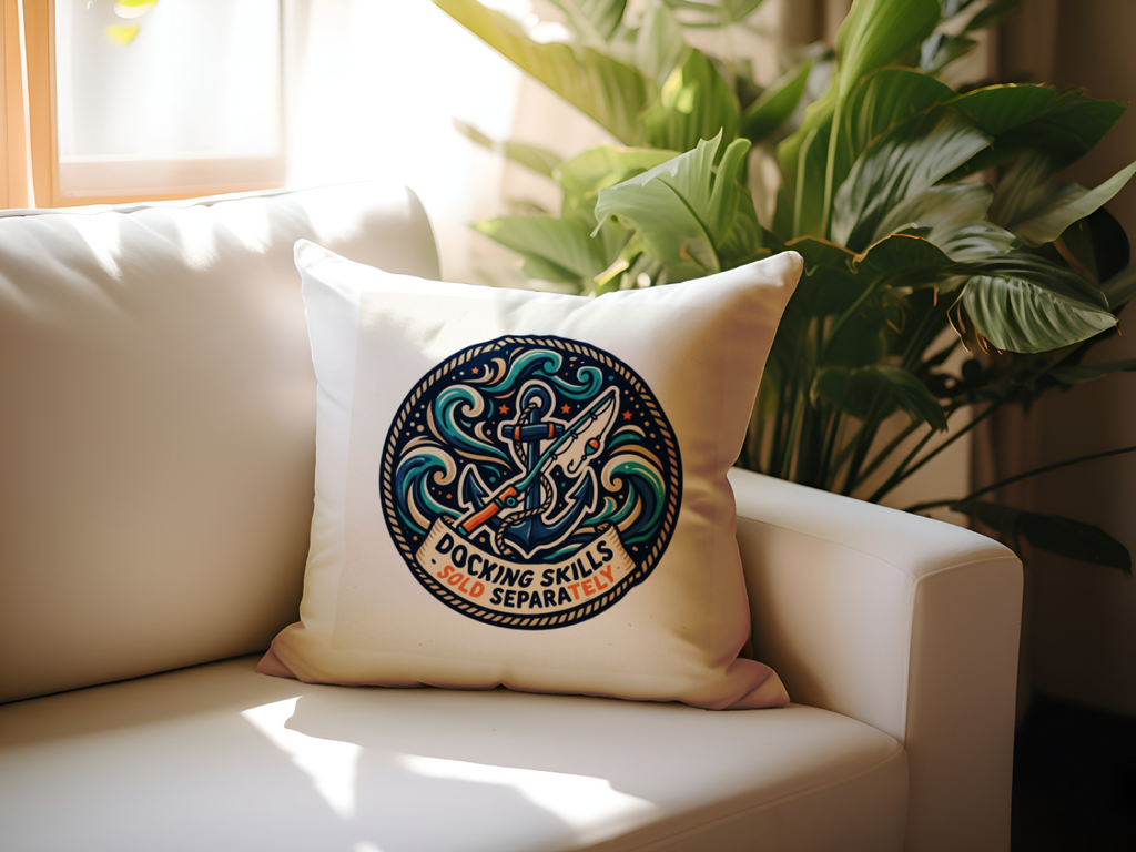 Boating for Men Pillow Docking Skills Sold Separately