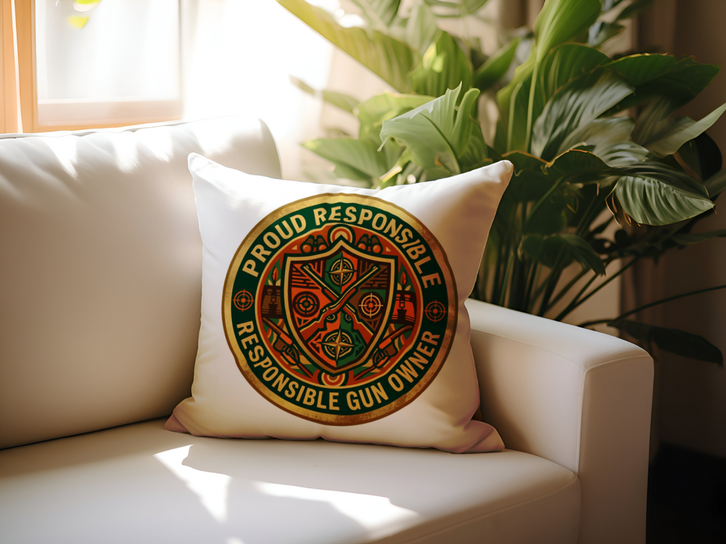 Gun Owners Proud Responsible Gun Owner Pillow