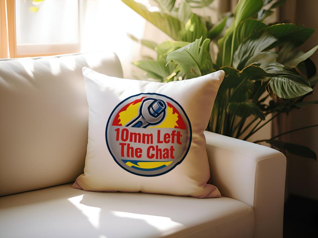 Mechanic for Men 10mm Left The Chat Pillow Funny Decor