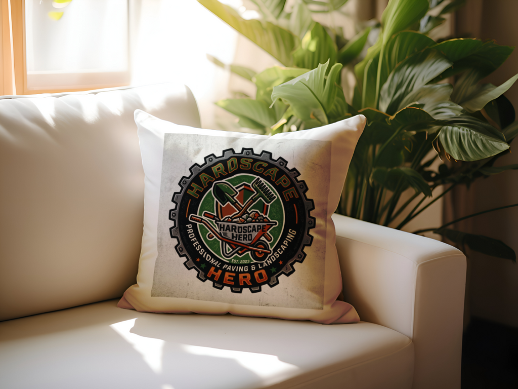 Landscaper for Men Hardscape Hero Pillow Cool Decor