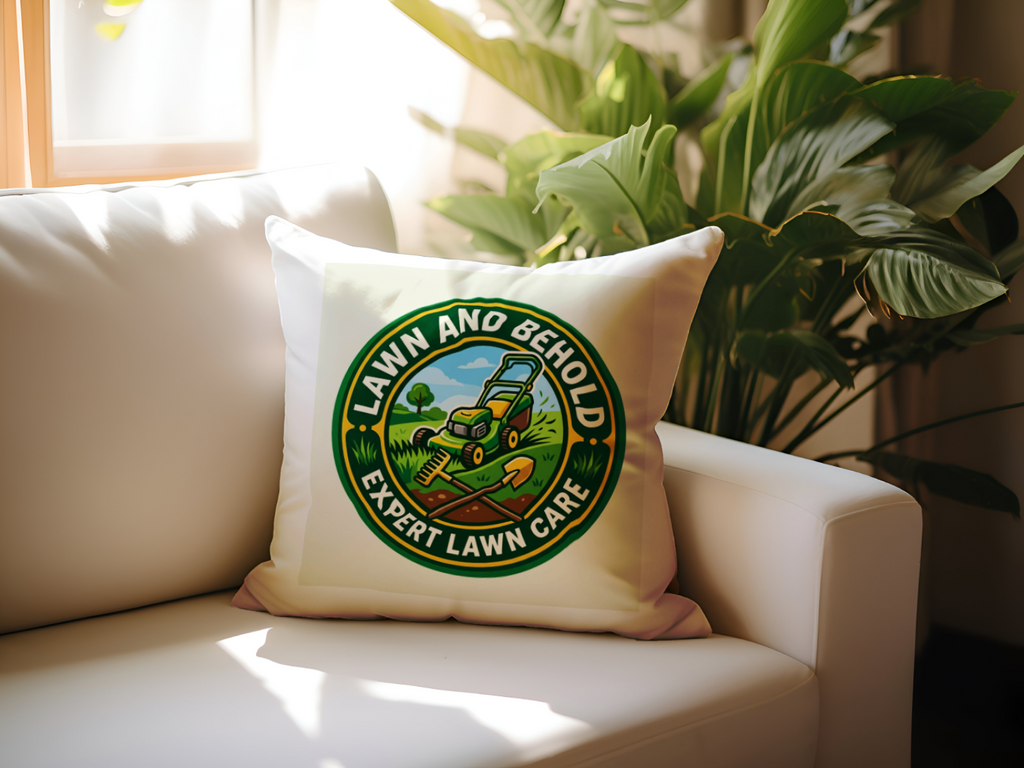 Landscaper for men Lawn And Behold Pillow Home Decor