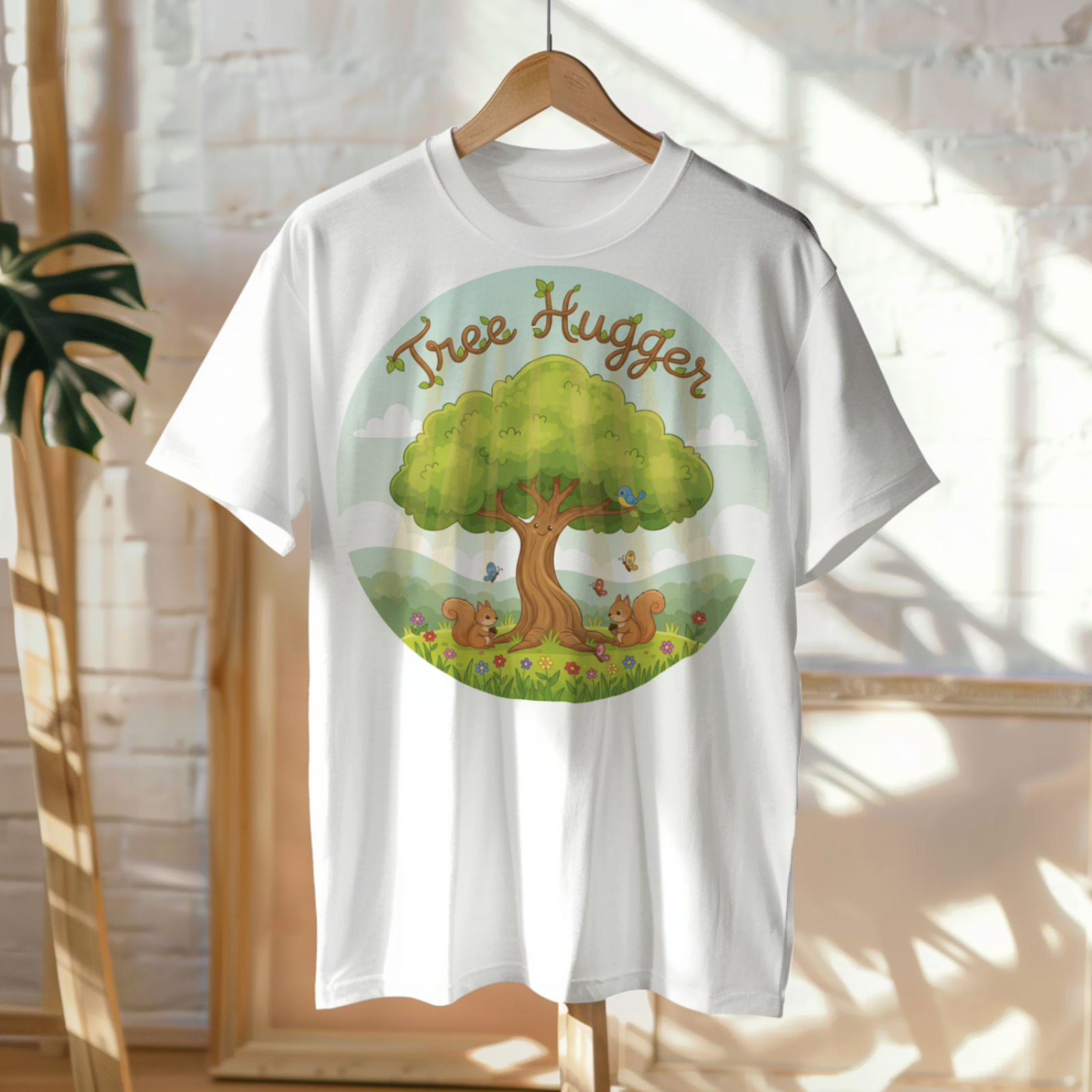 Gift for Nature Lover Tree Hugger Shirt Vintage Style Tee