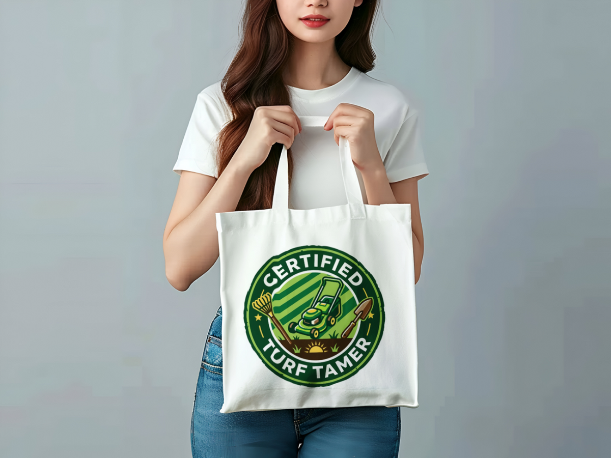 Landscaper for men Certified Turf Tamer Tote Bag