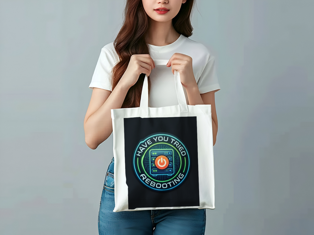 Tech Guy Tote Bag Have You Tried Rebooting Stylish and Fun