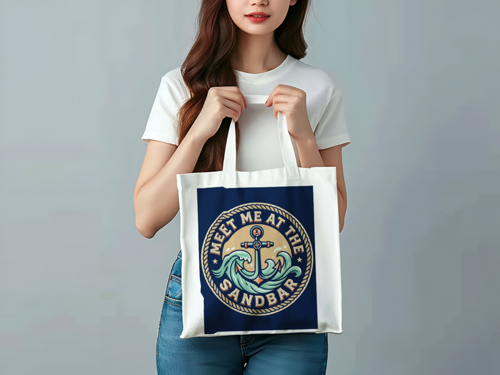 Boating for Men Meet Me At The Sandbar Tote Bag