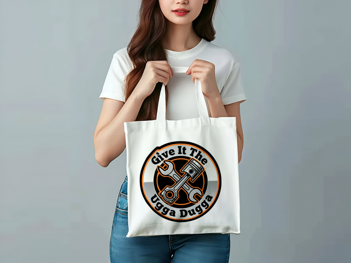 Mechanic for Men Give It The Ugga Dugga Tote Bag