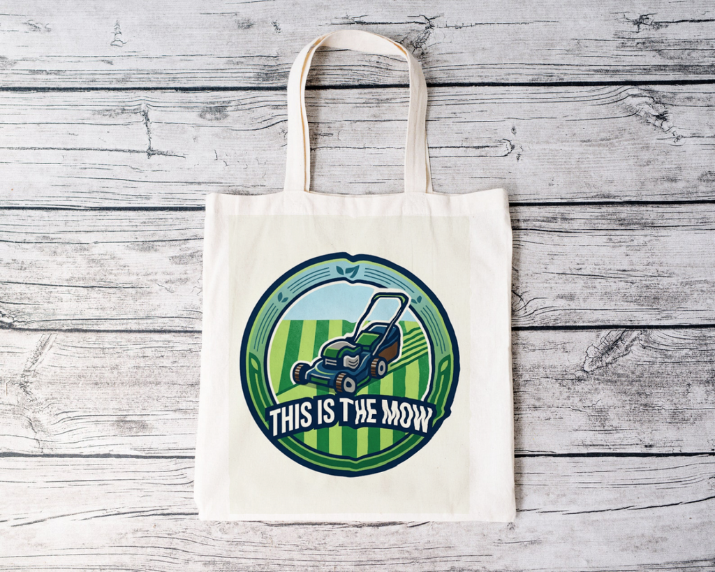 Landscaper for men This Is The Mow Tote Bag