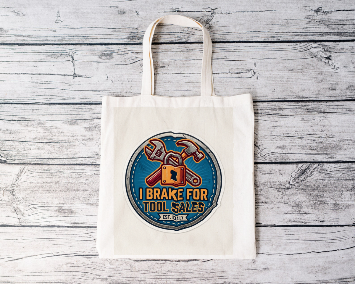 Mechanic For Men I Brake For Tool Sales Tote Bag