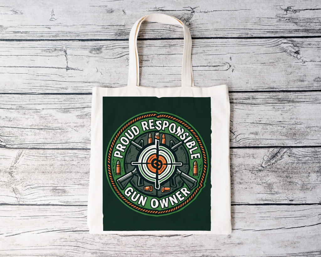 Gun Owners Proud Responsible Gun Owner Tote Bag