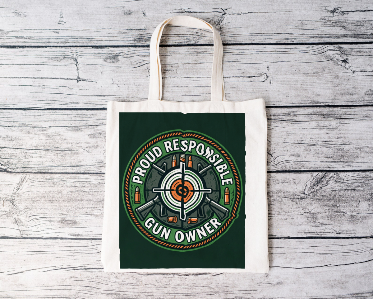 Gun Owners Proud Responsible Gun Owner Tote Bag