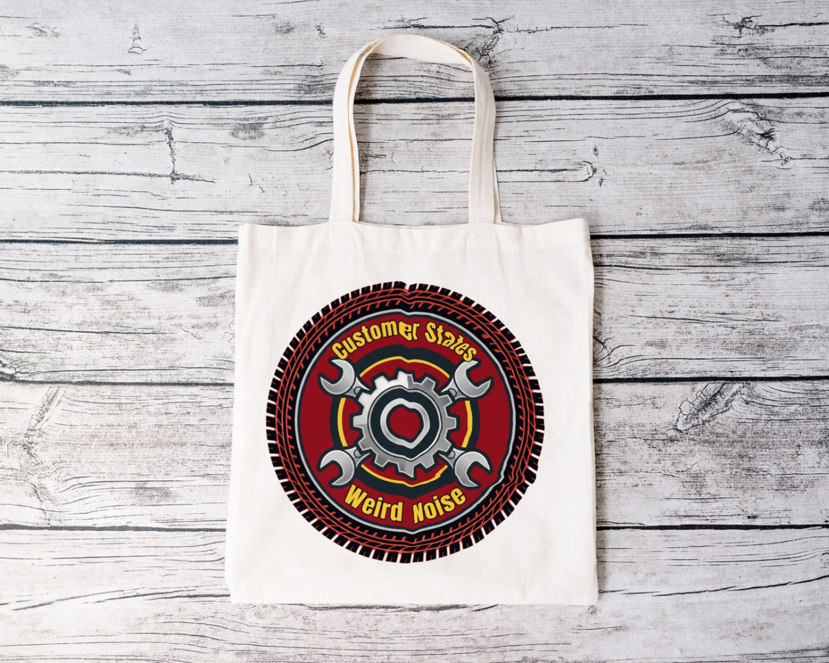 Mechanic for Men Tote Bag Customer States Weird Noise