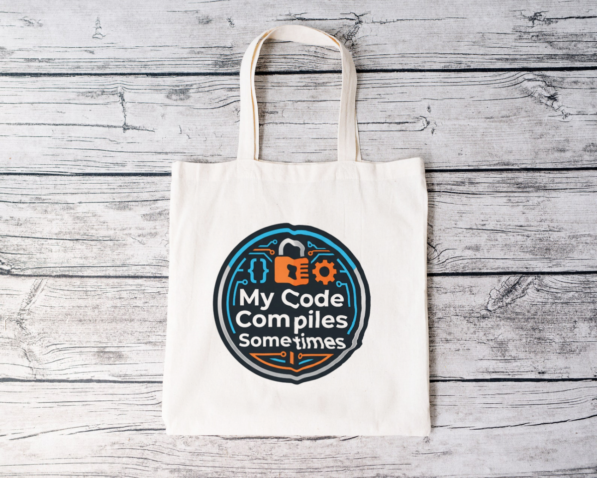 Tech Guy Tote My Code Compiles Sometimes