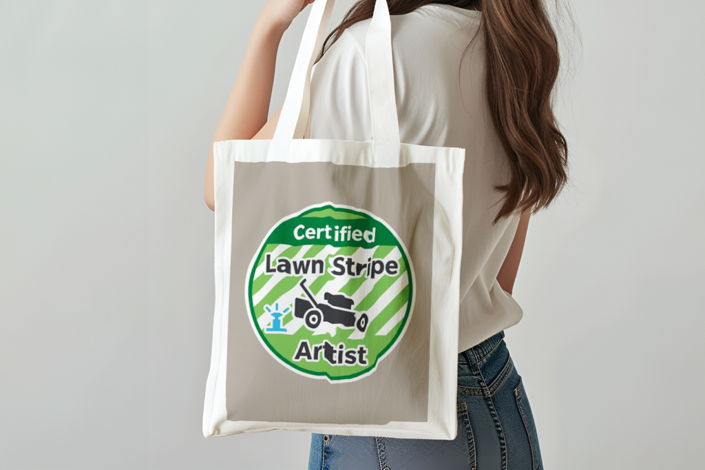 Landscaper for men Lawn Stripe Artist Tote Bag