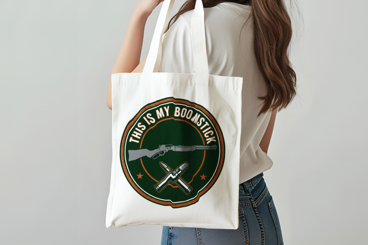 Gun Owners This Is My Boomstick Canvas Tote Bag