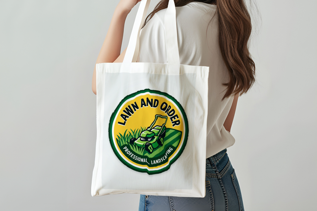 Landscaper for men Lawn And Order Tote Bag Iconic Style