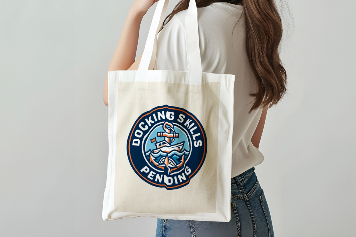Boating for Men Docking Skills Pending Tote Bag Casual Carryall
