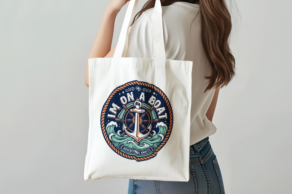 Boating for Men Im On A Boat Tote Bag