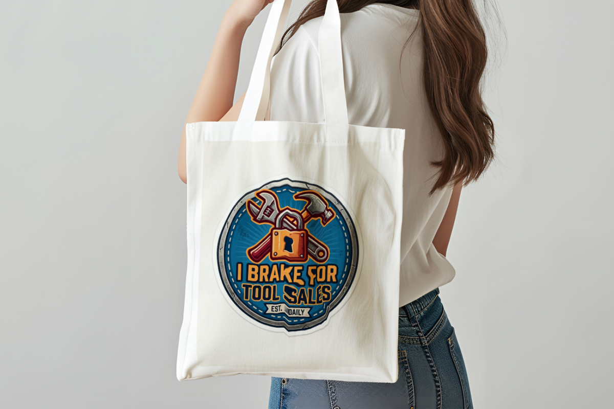 Mechanic For Men I Brake For Tool Sales Tote Bag