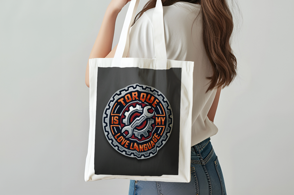 Mechanic for Men Tote Bag Torque Is My Love Language