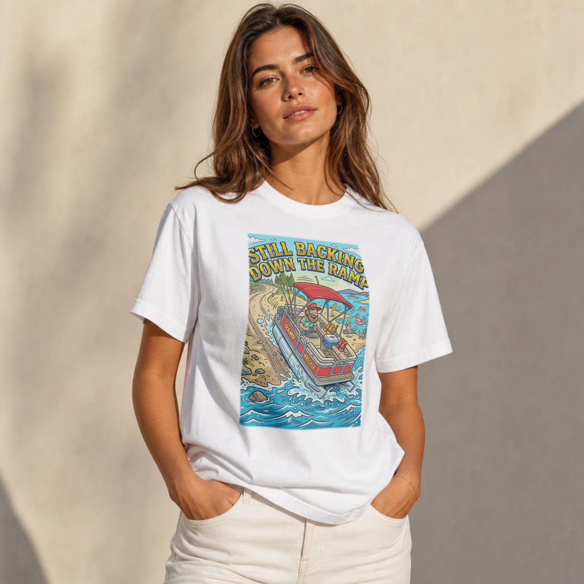 Boating for men Still Backing Down The Ramp Shirt
