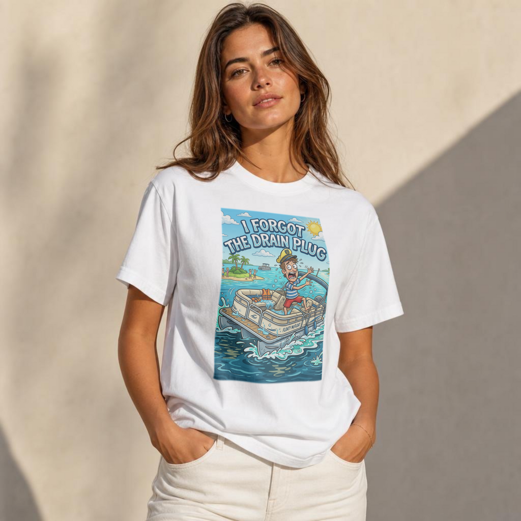 Boating for Men I Forgot The Drain Plug Shirt