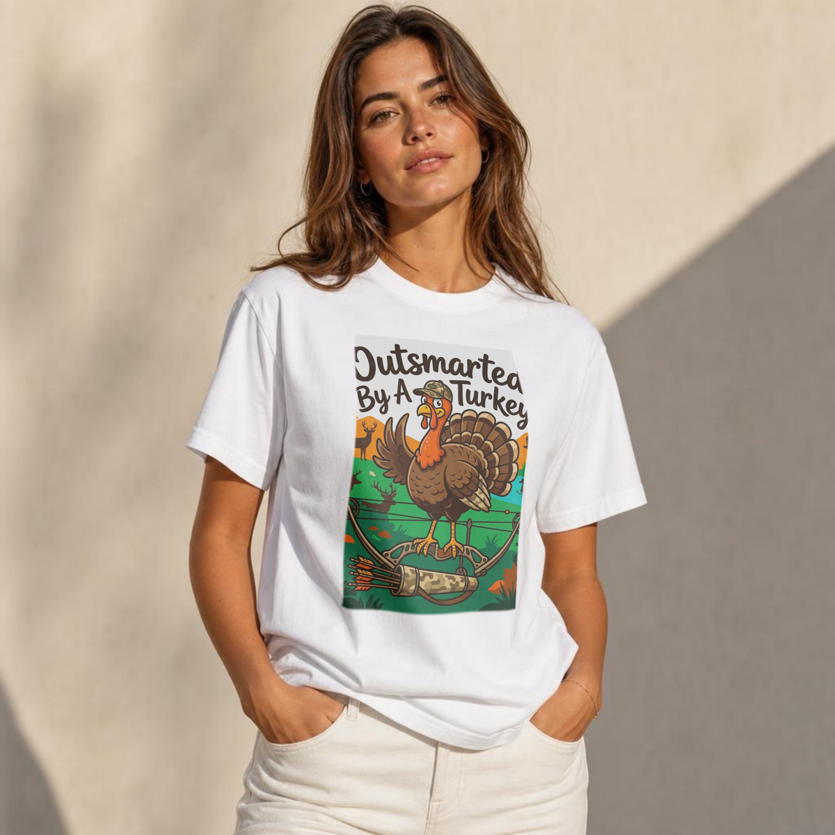 Hunters Outsmarted By A Turkey Funny Shirt
