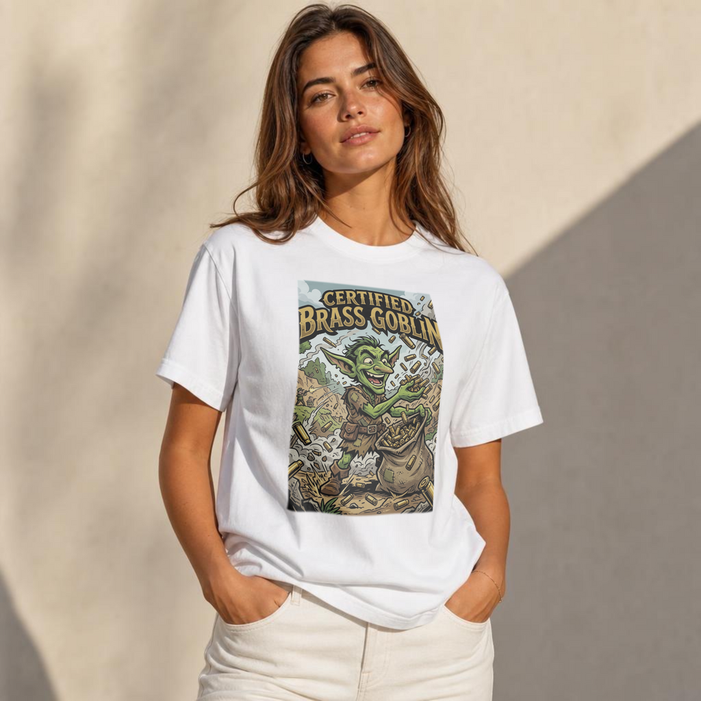 Gun owners Certified Brass Goblin Tee Stylish and Bold