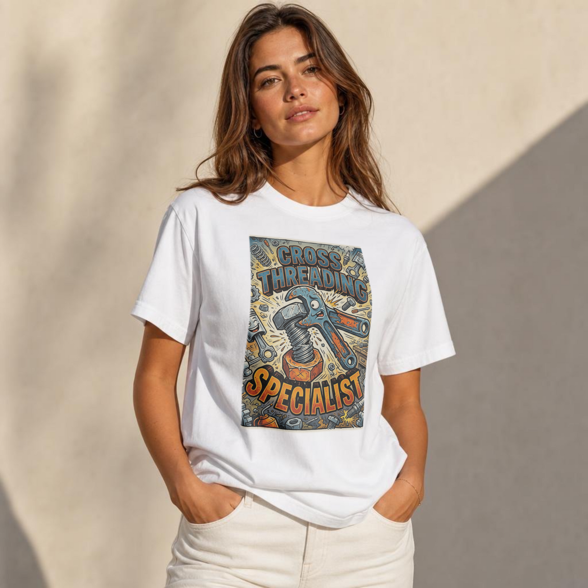 Mechanic for Men Cross Threading Specialist Shirt