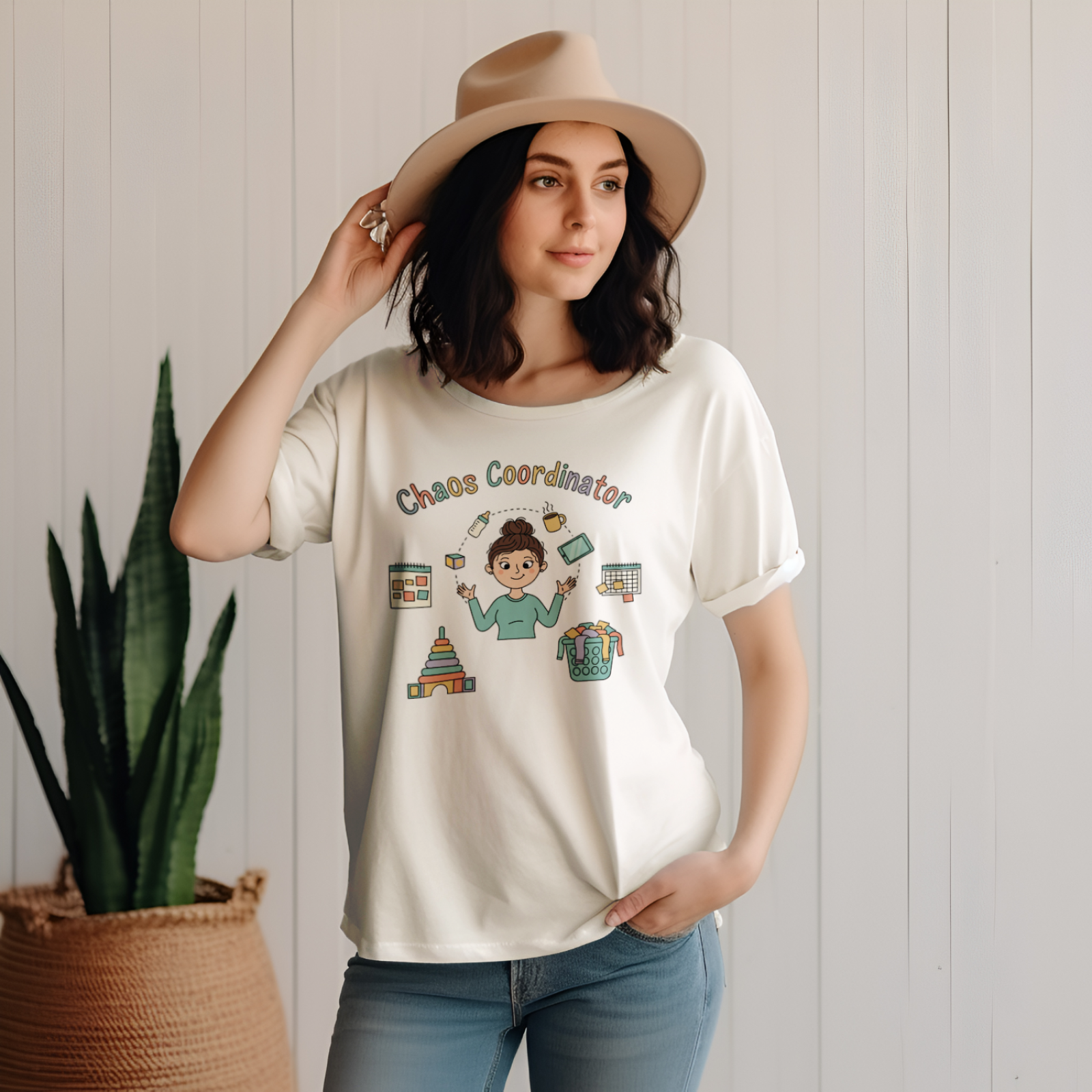 Mother Day Gift: Chaos Coordinator Shirt for Women Moms
